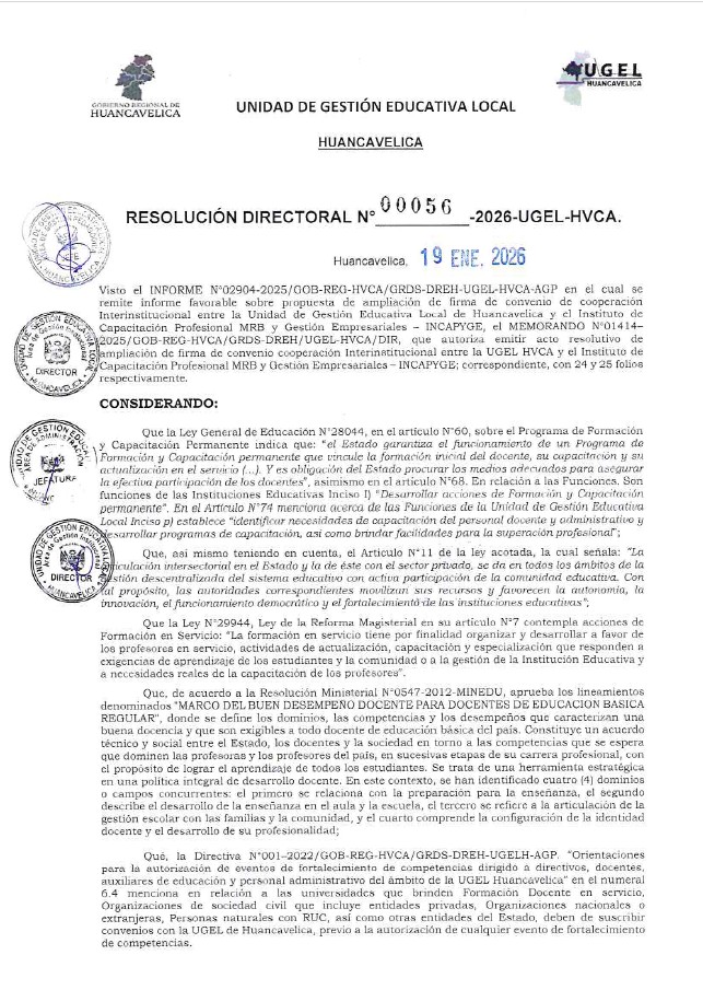 RD 0056 UGEL_HVCA 2026